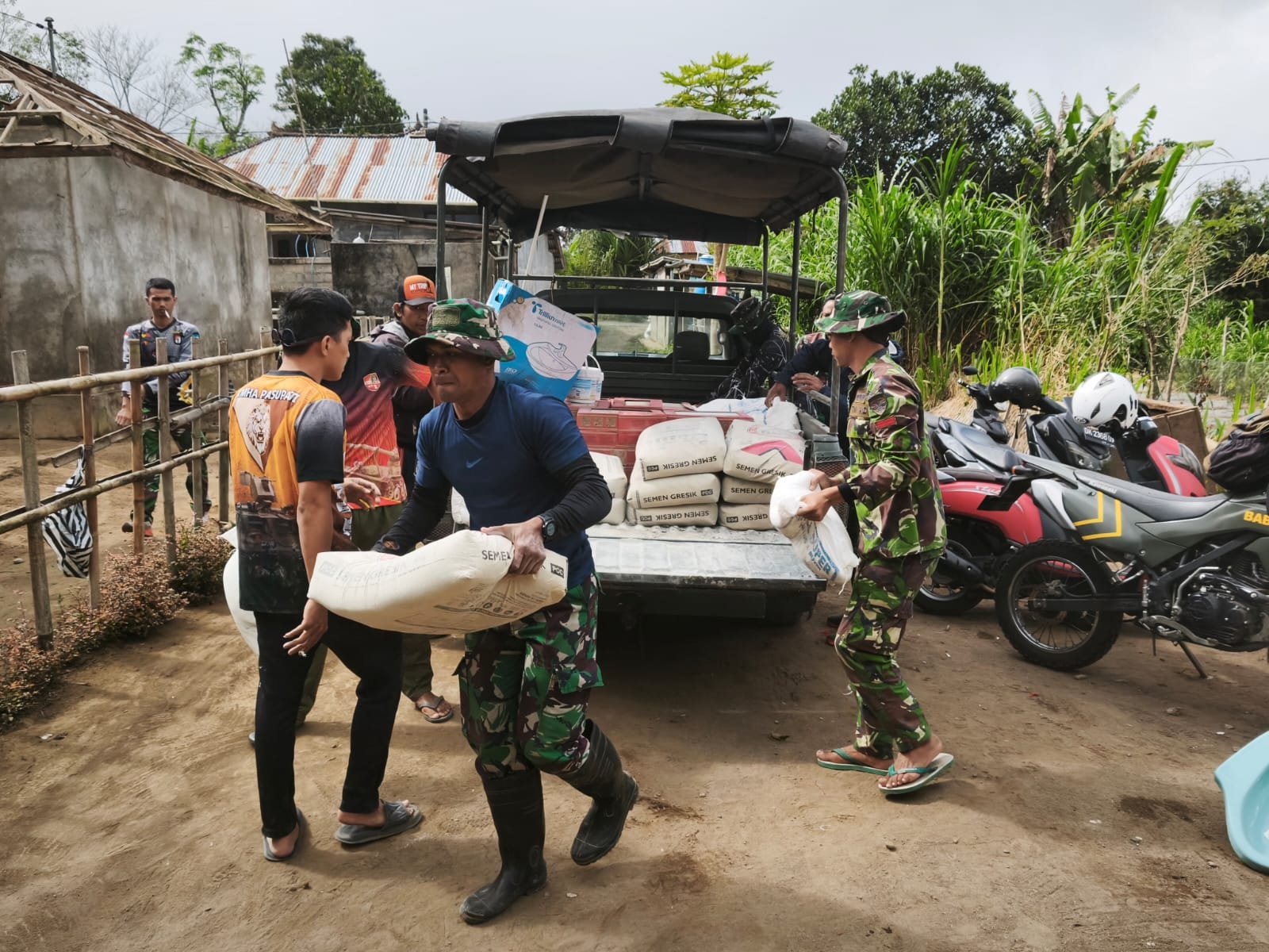 Pentingnya Distribusi Material Tepat Waktu dalam TMMD Ke-129