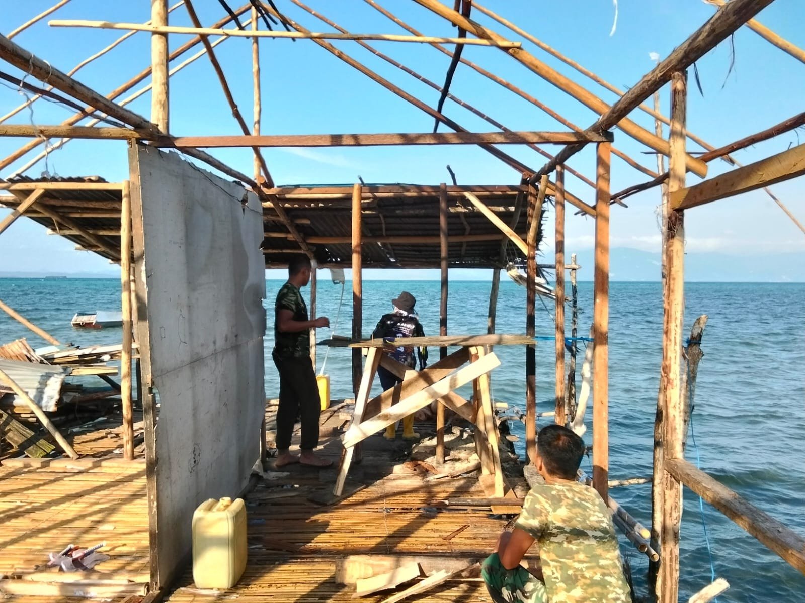 Awal Renovasi RTLH Bapak Nardianto di Morowali